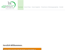 Tablet Screenshot of ergopraxis-hannover.de